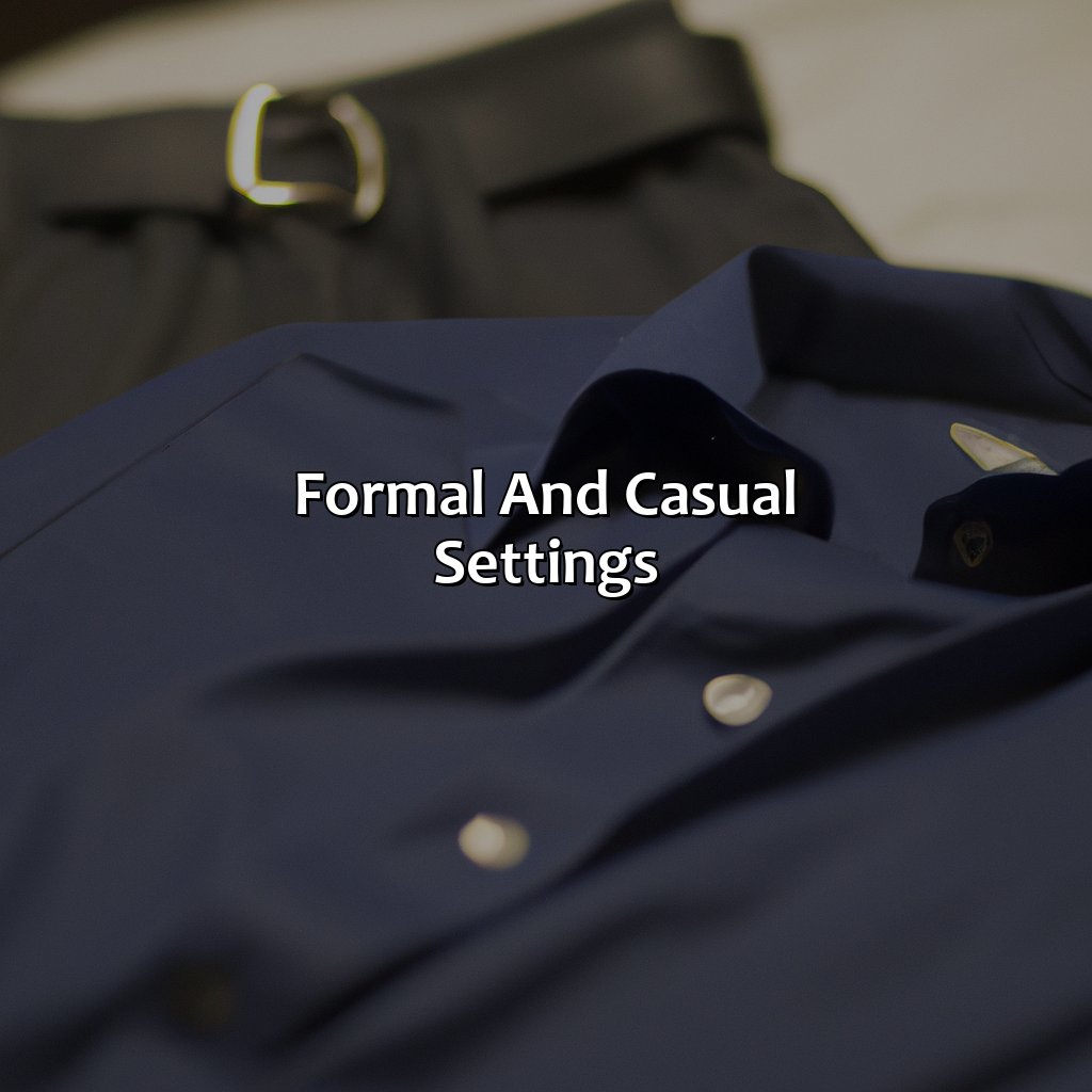Formal And Casual Settings  - What Color Shirt With Navy Pants, 