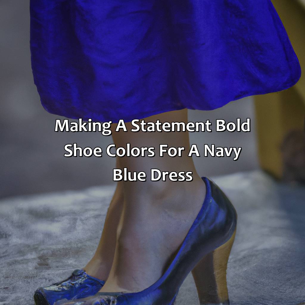 Making A Statement: Bold Shoe Colors For A Navy Blue Dress  - What Color Shoe With Navy Blue Dress, 