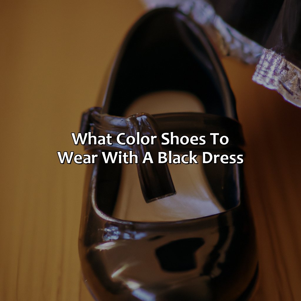 What Color Shoes To Wear With A Black Dress - colorscombo.com