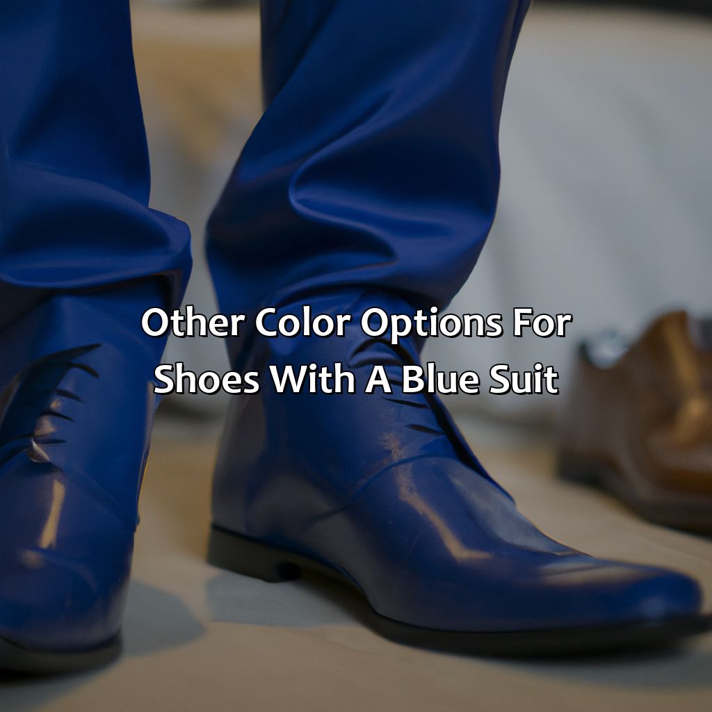 Other Color Options For Shoes With A Blue Suit  - What Color Shoes To Wear With A Blue Suit, 