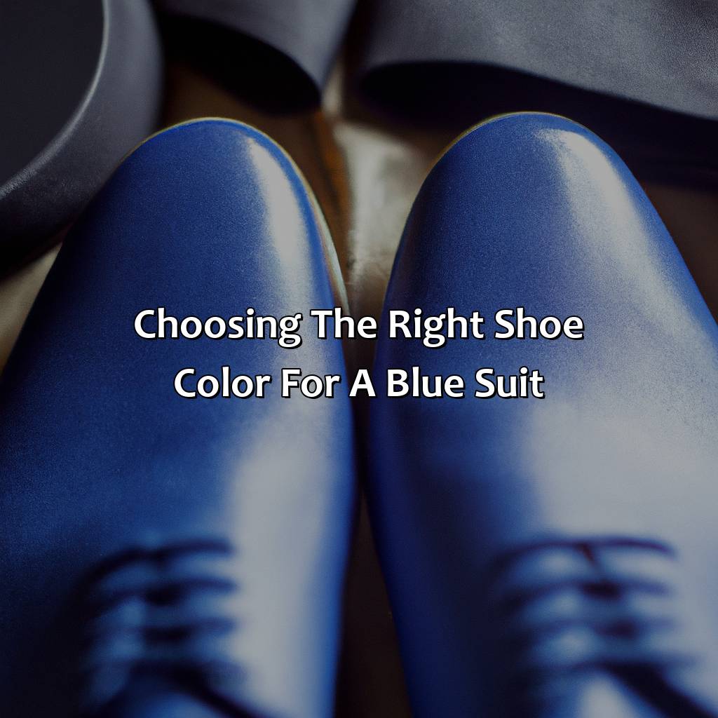 Choosing The Right Shoe Color For A Blue Suit  - What Color Shoes To Wear With A Blue Suit, 