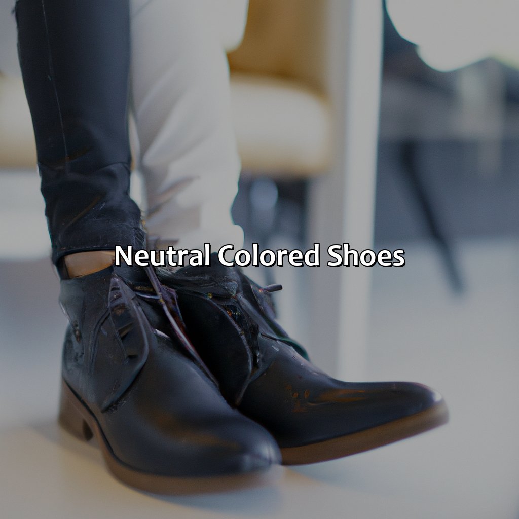 Neutral Colored Shoes  - What Color Shoes To Wear With Black Pants, 
