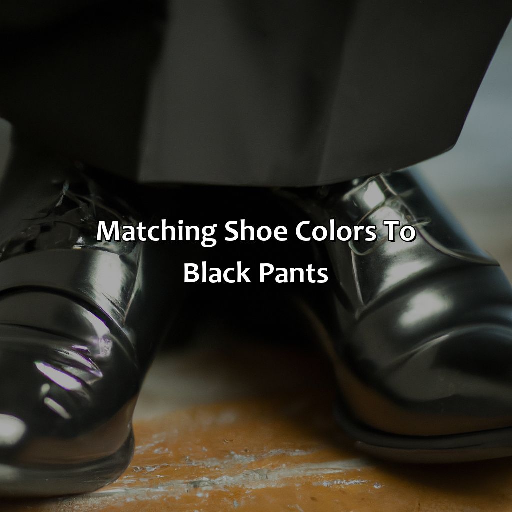Matching Shoe Colors To Black Pants  - What Color Shoes To Wear With Black Pants, 