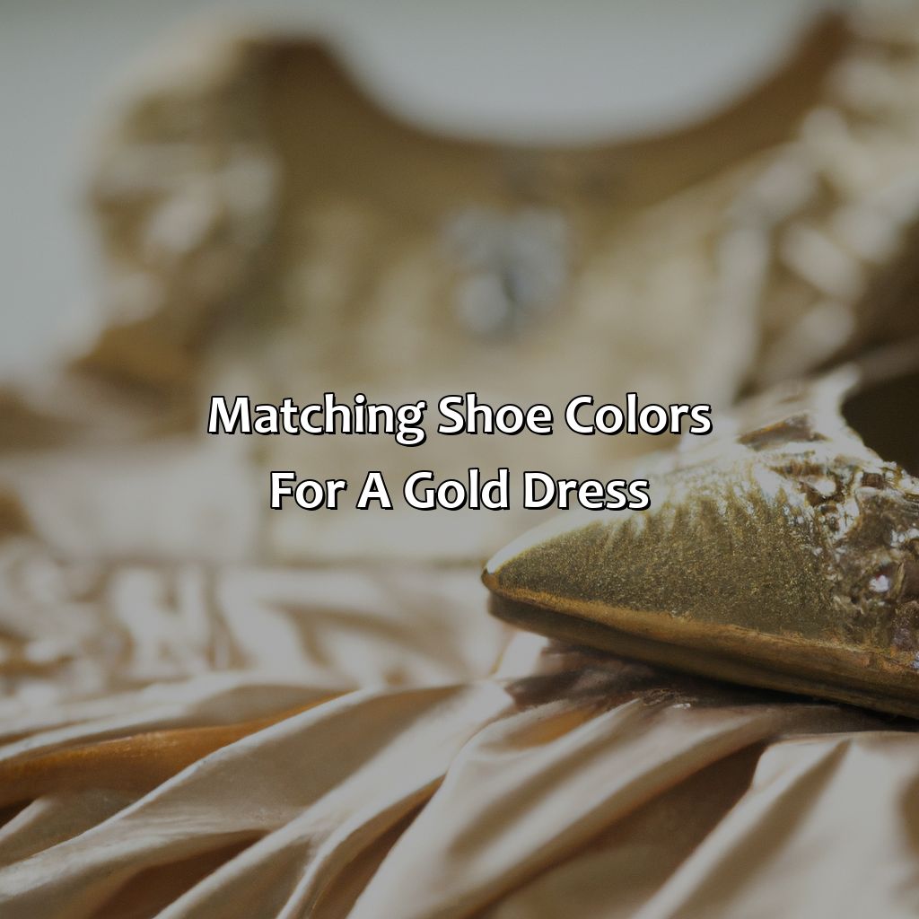 What Color Shoes To Wear With Gold Dress - colorscombo.com