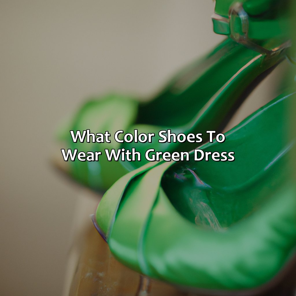 What Color Shoes To Wear With Green Dress - colorscombo.com