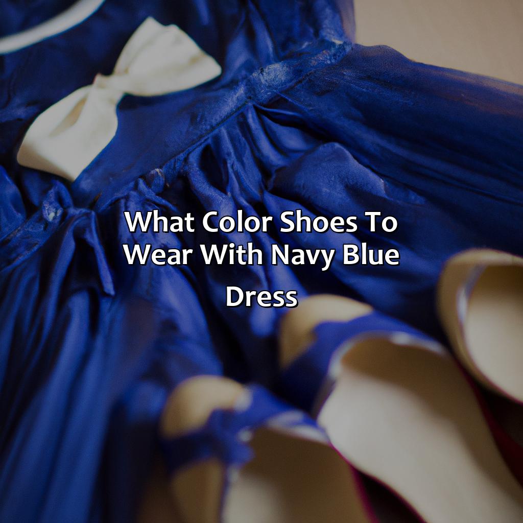 What Color Shoes To Wear With Navy Blue Dress - colorscombo.com