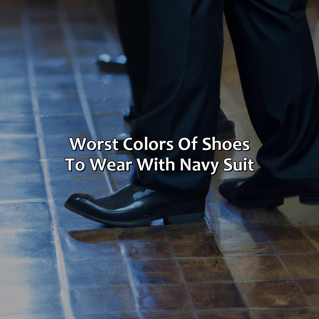 What Color Shoes To Wear With Navy Suit - colorscombo.com