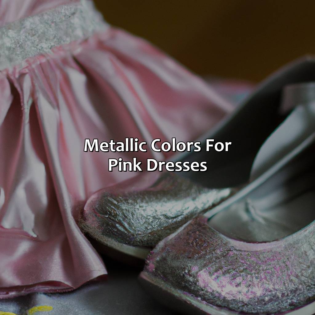 Metallic Colors For Pink Dresses  - What Color Shoes To Wear With Pink Dress, 