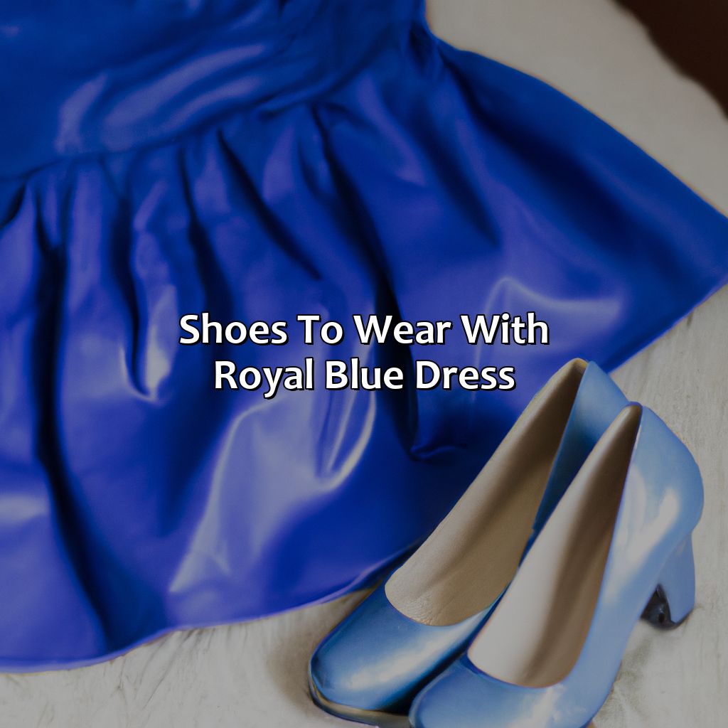 What Color Shoes To Wear With Royal Blue Dress - colorscombo.com