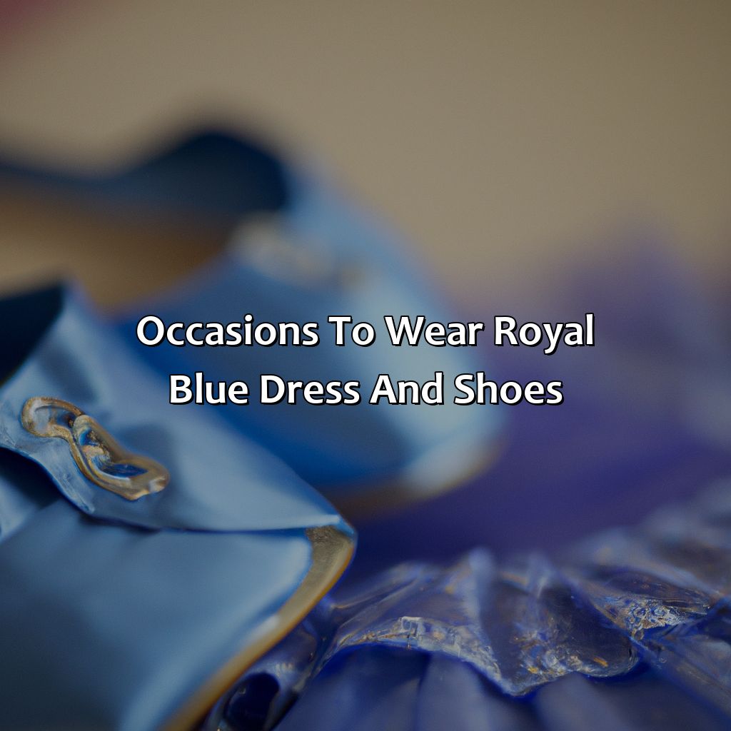 Occasions To Wear Royal Blue Dress And Shoes  - What Color Shoes To Wear With Royal Blue Dress, 