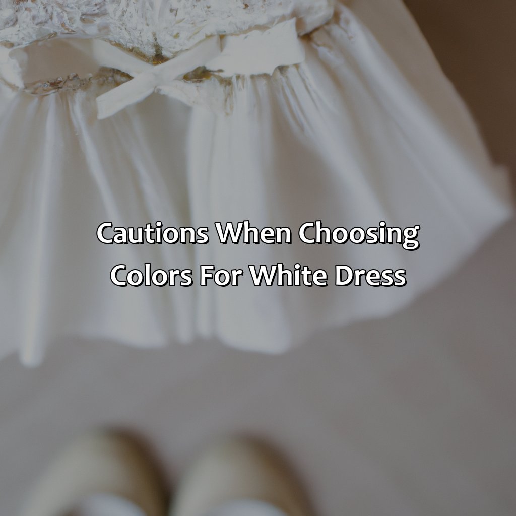 Cautions When Choosing Colors For White Dress  - What Color Shoes To Wear With White Dress, 
