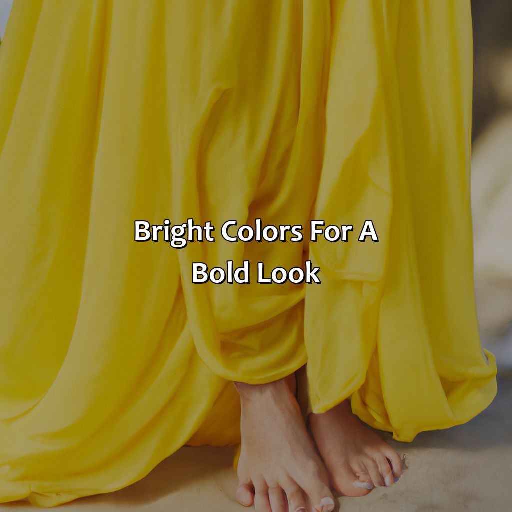 Bright Colors For A Bold Look  - What Color Shoes To Wear With Yellow Dress, 