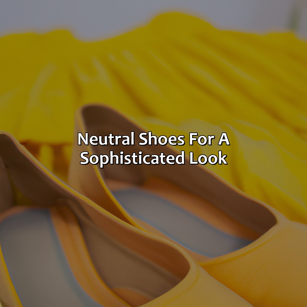 What Color Shoes To Wear With Yellow Dress - colorscombo.com