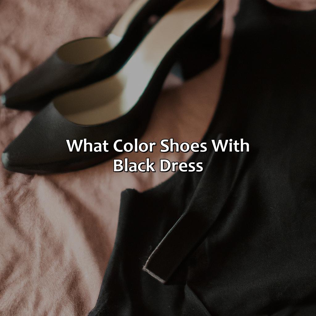 What Color Shoes With Black Dress - colorscombo.com