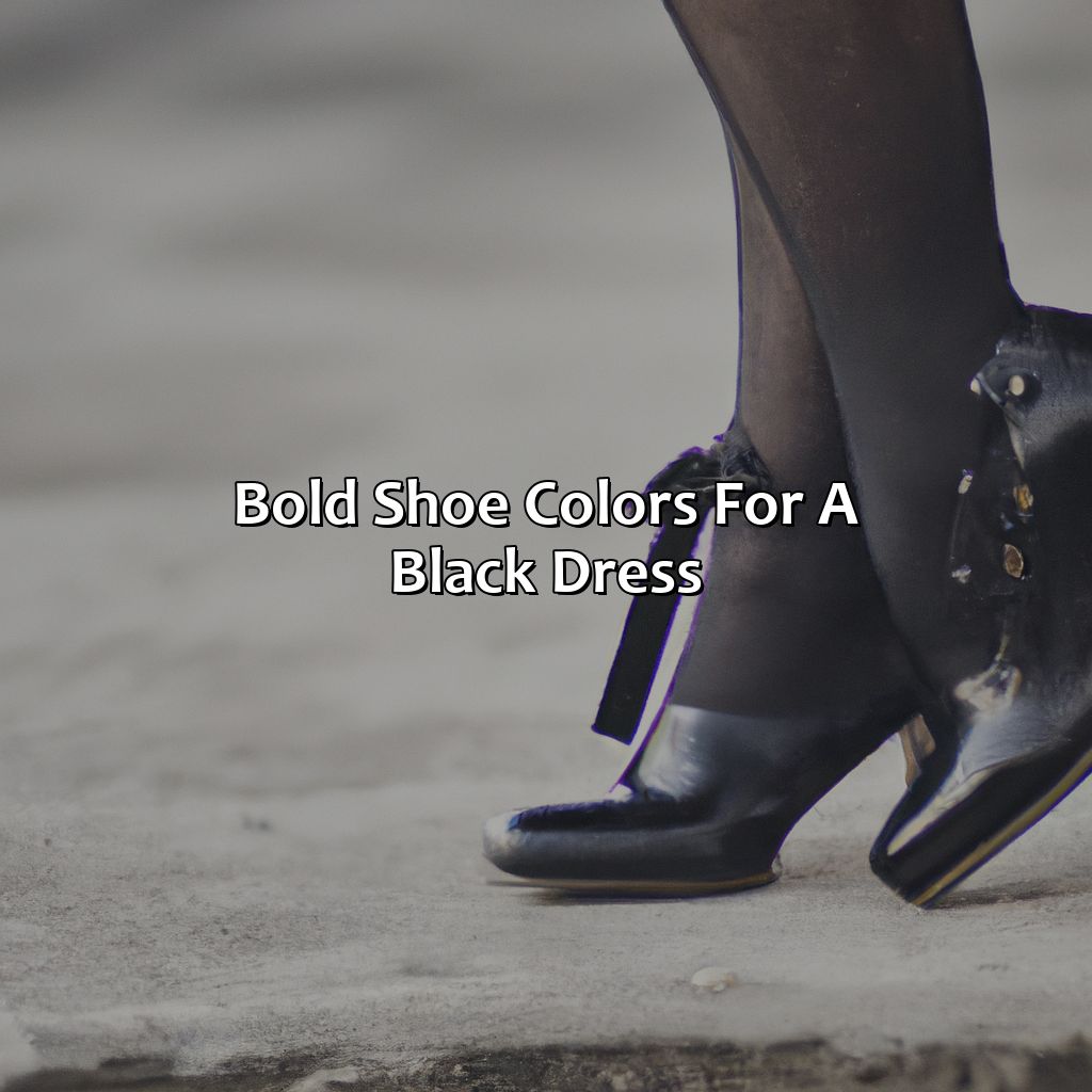 Bold Shoe Colors For A Black Dress  - What Color Shoes With Black Dress, 