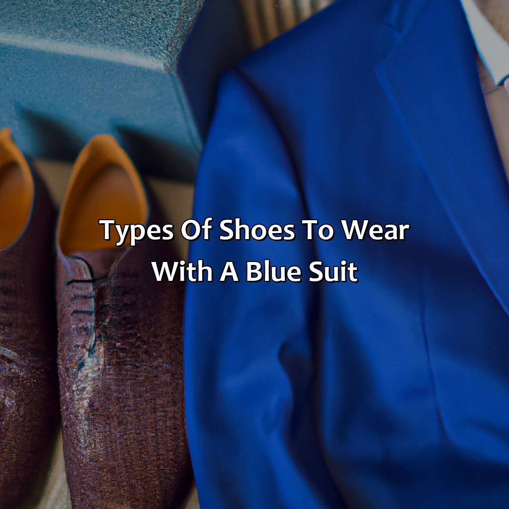 Types Of Shoes To Wear With A Blue Suit  - What Color Shoes With Blue Suit, 