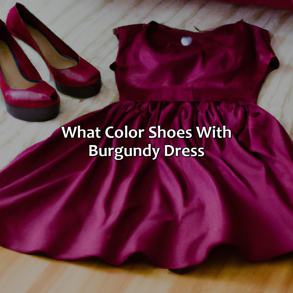What Color Shoes With Burgundy Dress - colorscombo.com