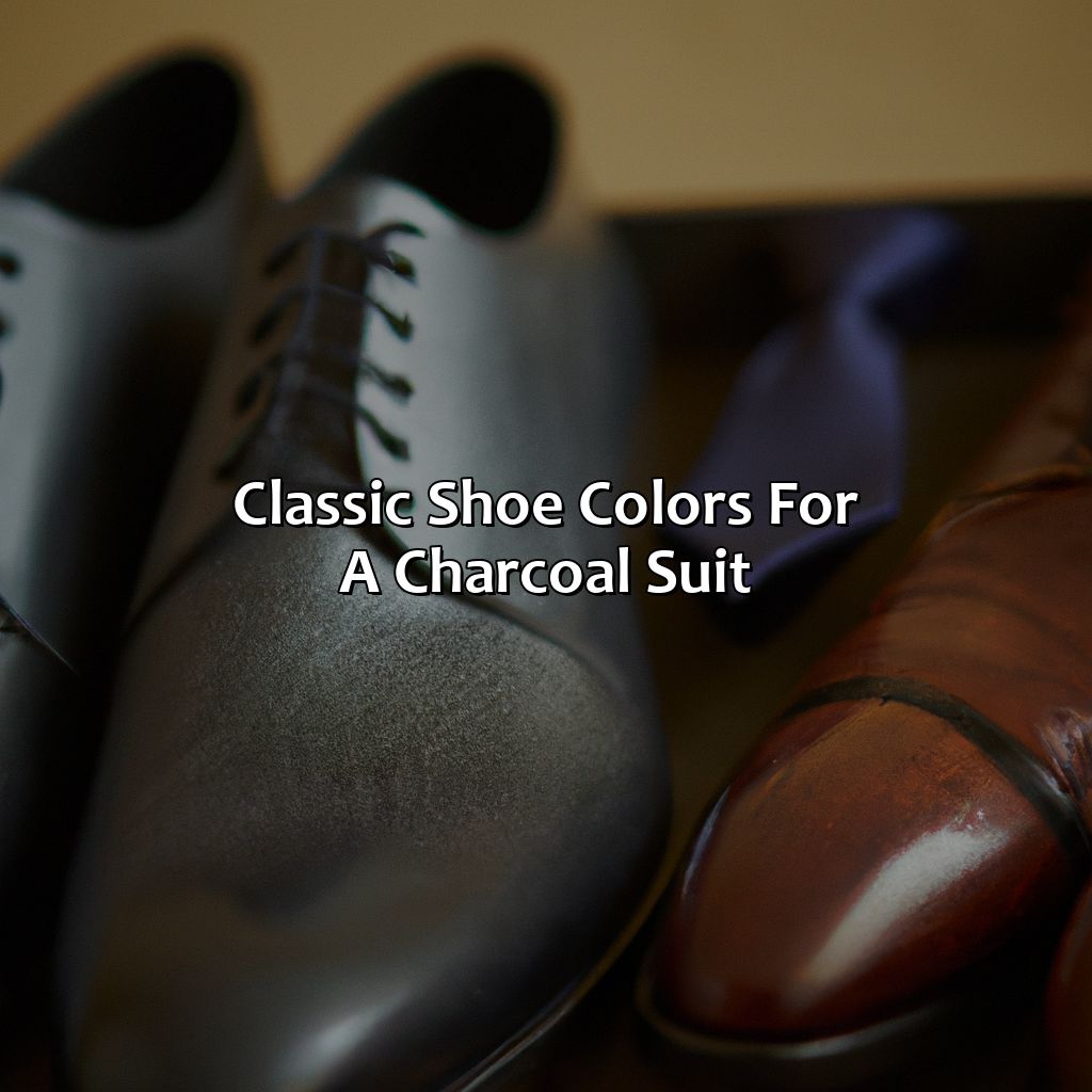 Classic Shoe Colors For A Charcoal Suit  - What Color Shoes With Charcoal Suit, 