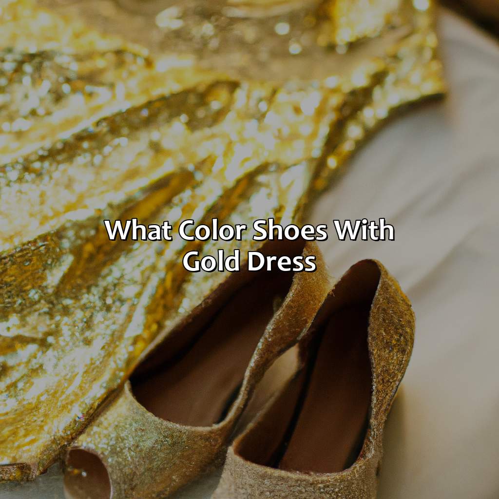 What Color Shoes With Gold Dress - colorscombo.com