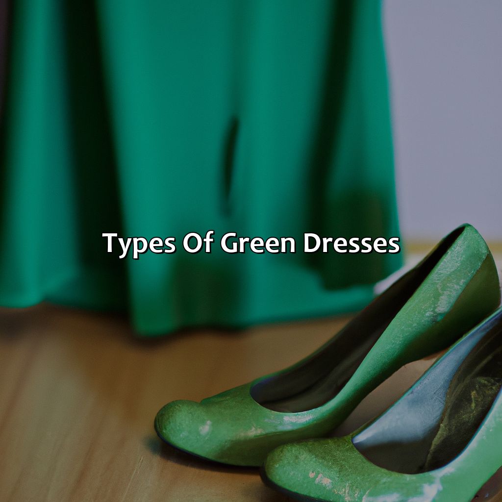 Types Of Green Dresses  - What Color Shoes With Green Dress, 