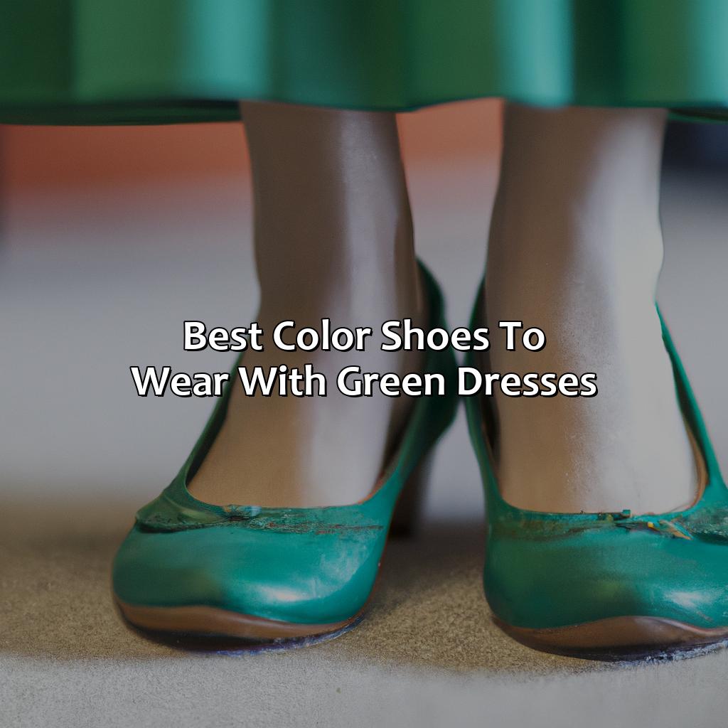 Best Color Shoes To Wear With Green Dresses  - What Color Shoes With Green Dress, 