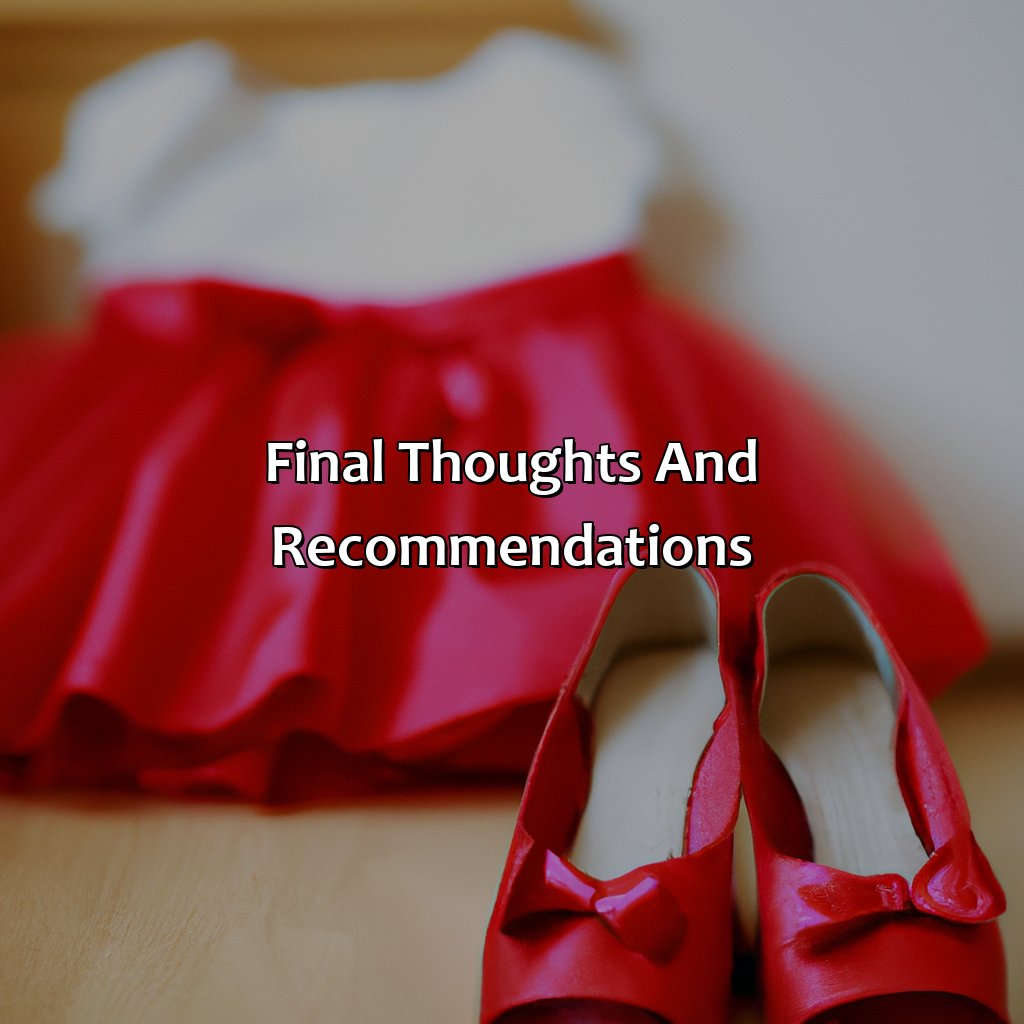 Final Thoughts And Recommendations  - What Color Shoes With Red Dress, 