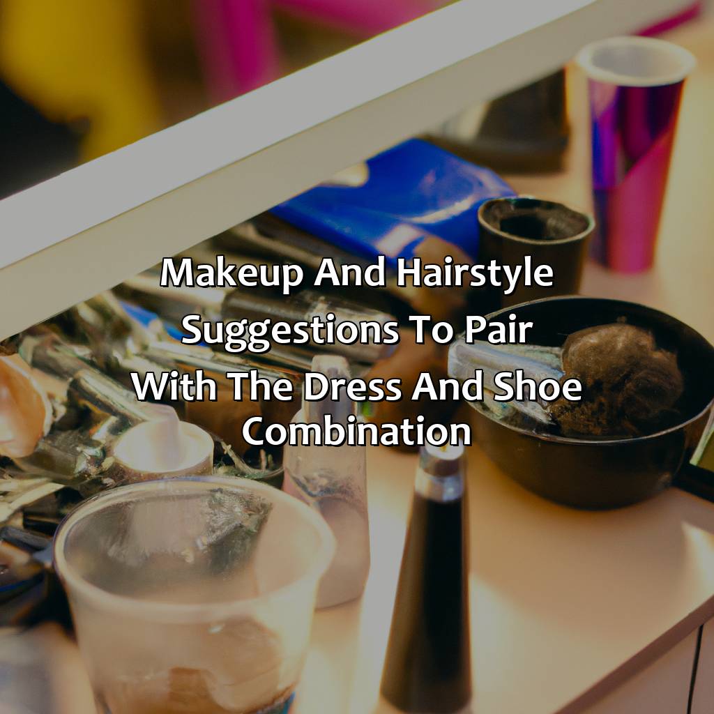 Makeup And Hairstyle Suggestions To Pair With The Dress And Shoe Combination  - What Color Shoes With Royal Blue Dress, 