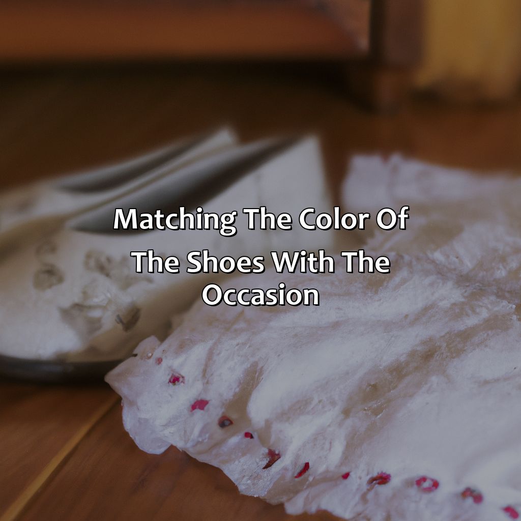 Matching The Color Of The Shoes With The Occasion  - What Color Shoes With White Dress, 