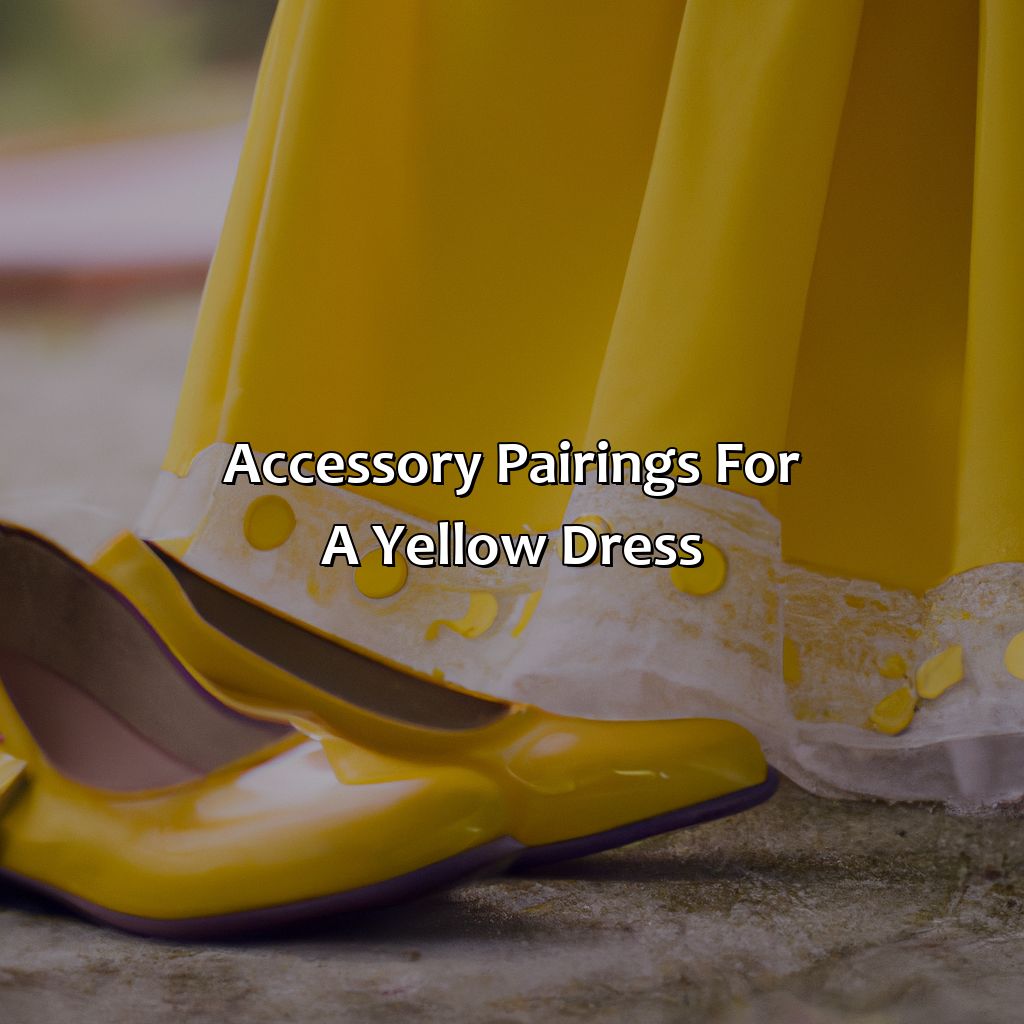 Accessory Pairings For A Yellow Dress  - What Color Shoes With Yellow Dress, 