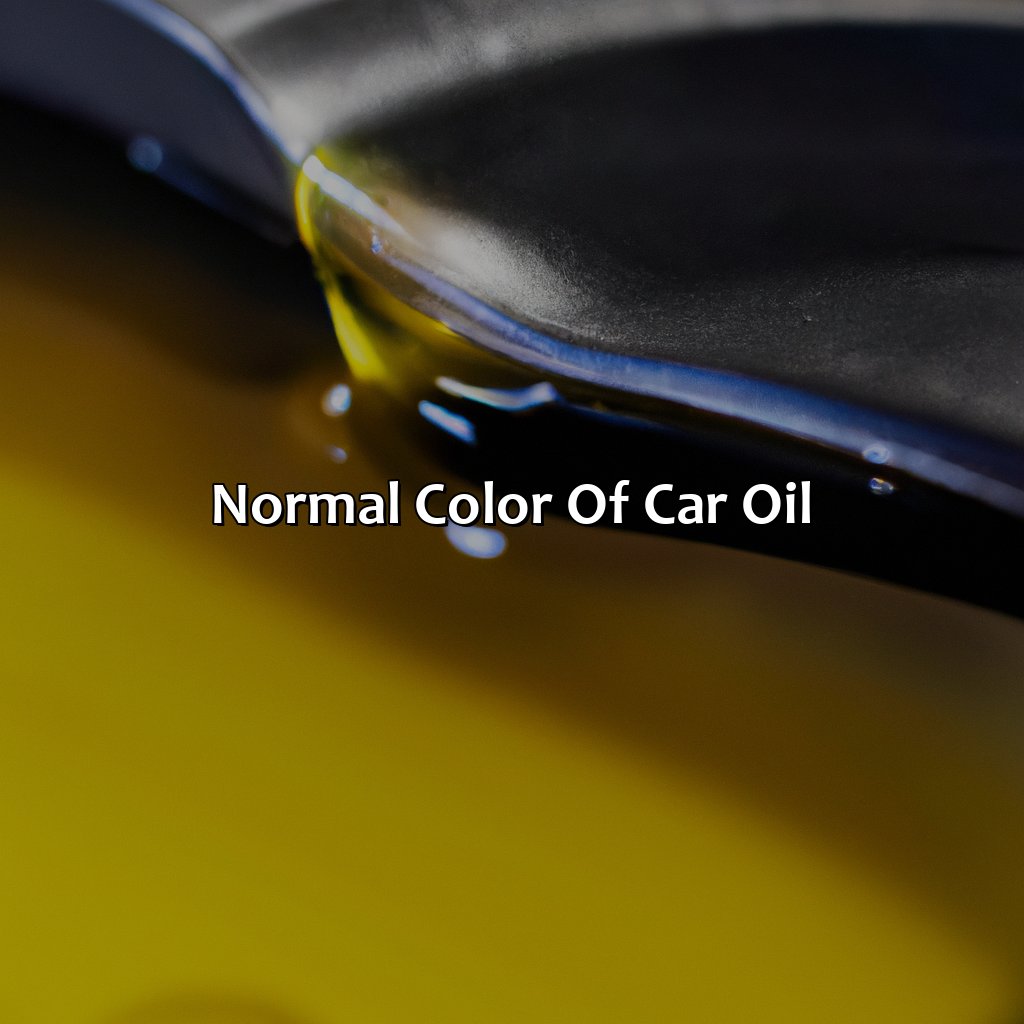 Normal Color Of Car Oil  - What Color Should Car Oil Be, 