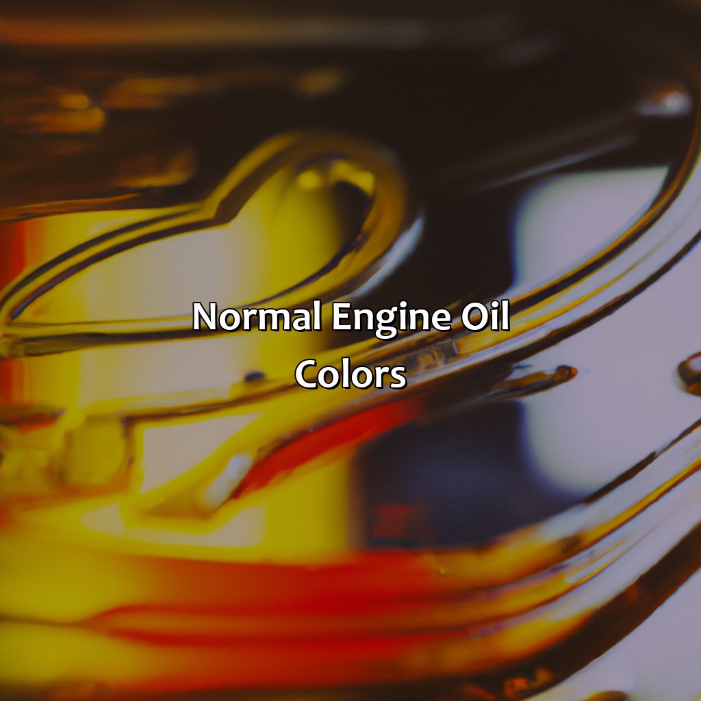 Normal Engine Oil Colors  - What Color Should Engine Oil Be, 