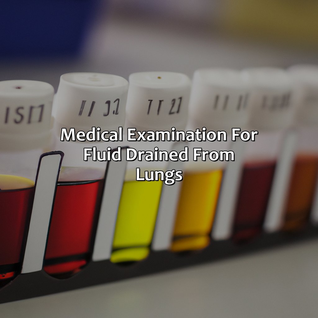 Medical Examination For Fluid Drained From Lungs  - What Color Should Fluid Drained From Lungs Be, 