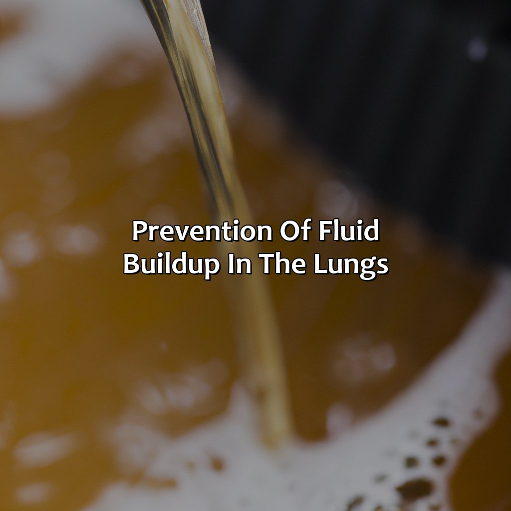 Prevention Of Fluid Build-Up In The Lungs  - What Color Should Fluid Drained From Lungs Be, 