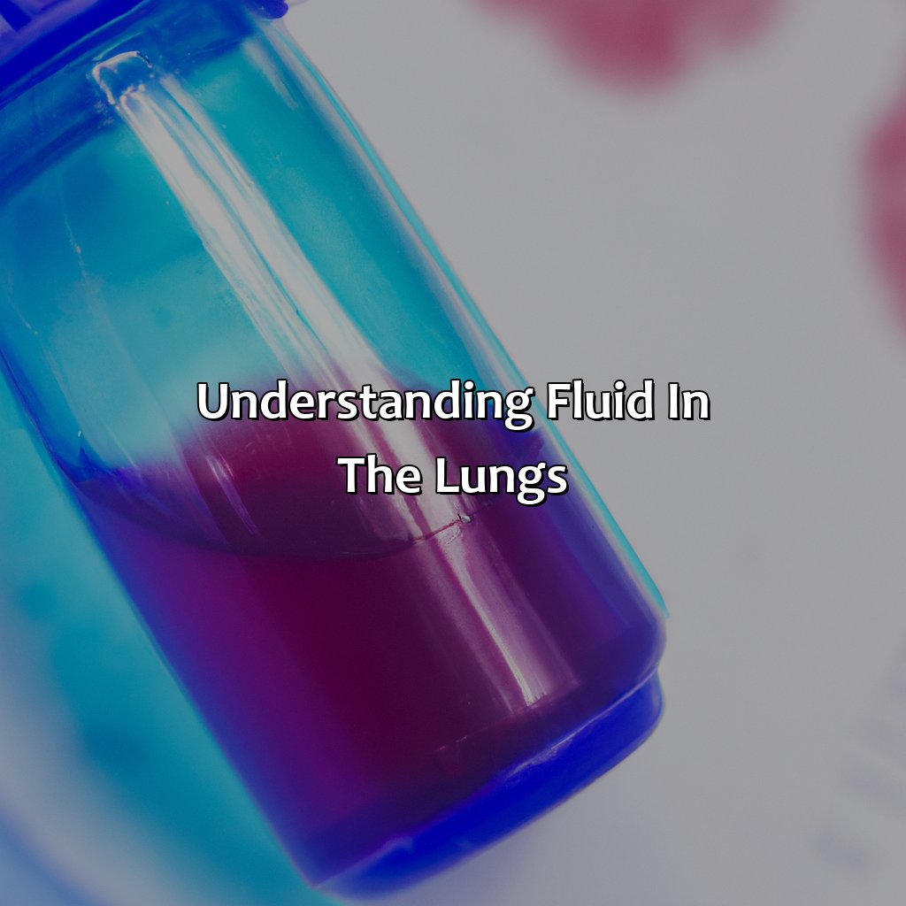 Understanding Fluid In The Lungs  - What Color Should Fluid Drained From Lungs Be, 