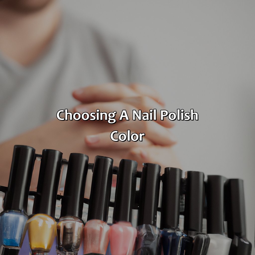Choosing A Nail Polish Color  - What Color Should Guys Paint Their Nails, 