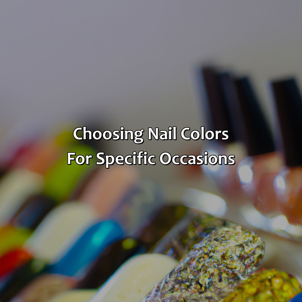 Choosing Nail Colors For Specific Occasions  - What Color Should I Do My Nails, 