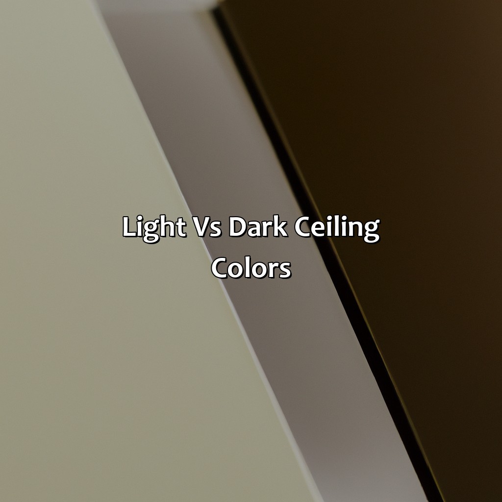 Light Vs. Dark Ceiling Colors - What Color Should I Paint My Ceiling, 
