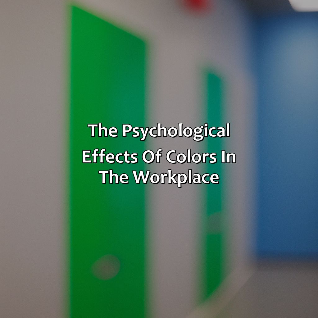 The Psychological Effects Of Colors In The Workplace  - What Color Should I Paint My Office, 