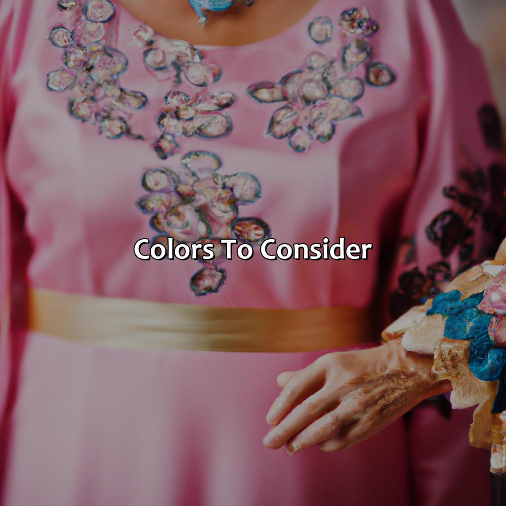 Colors To Consider  - What Color Should Mother Of The Bride Wear, 