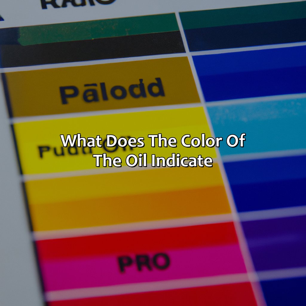 What Does The Color Of The Oil Indicate?  - What Color Should Oil Be In A Car, 