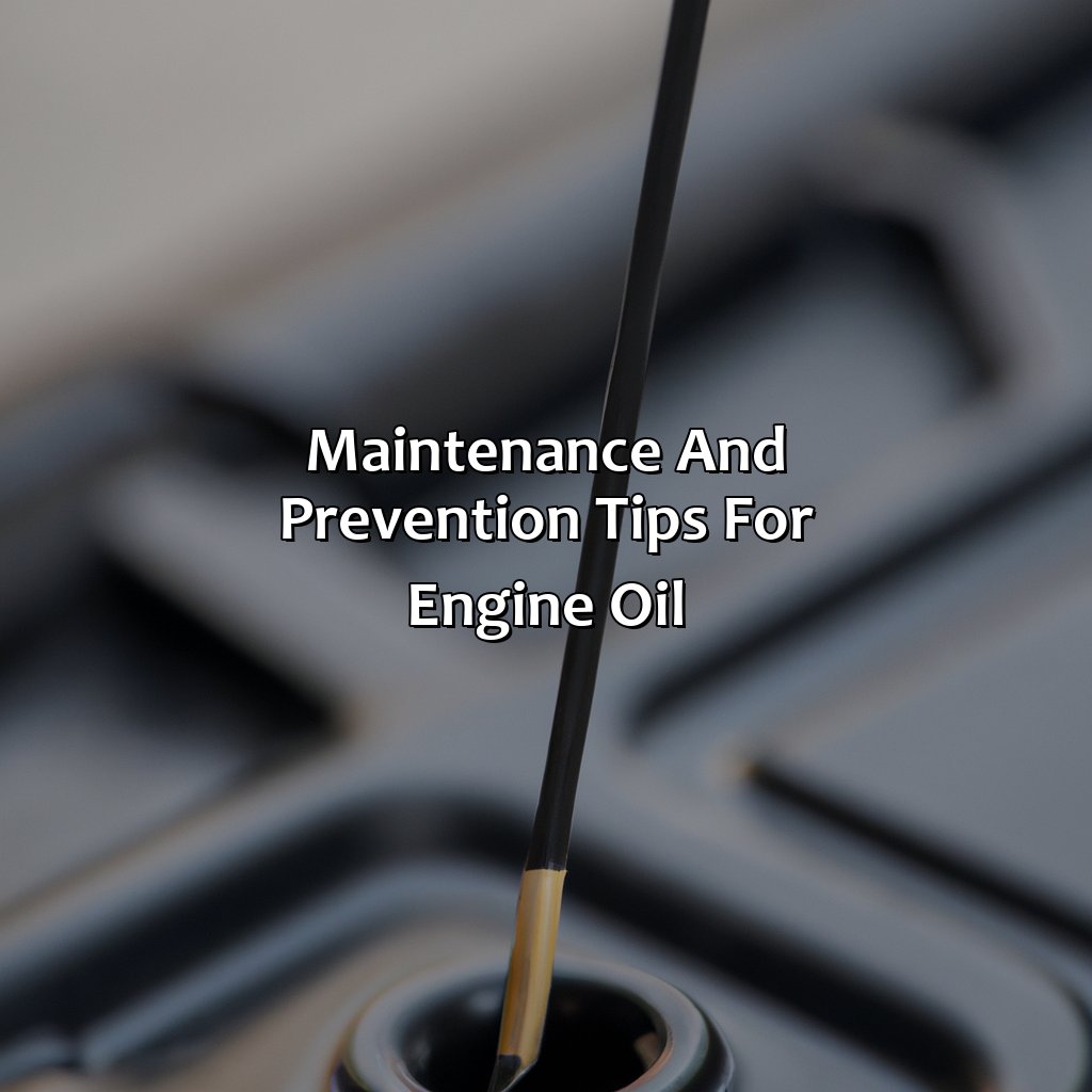 Maintenance And Prevention Tips For Engine Oil  - What Color Should Oil Be On Dipstick, 