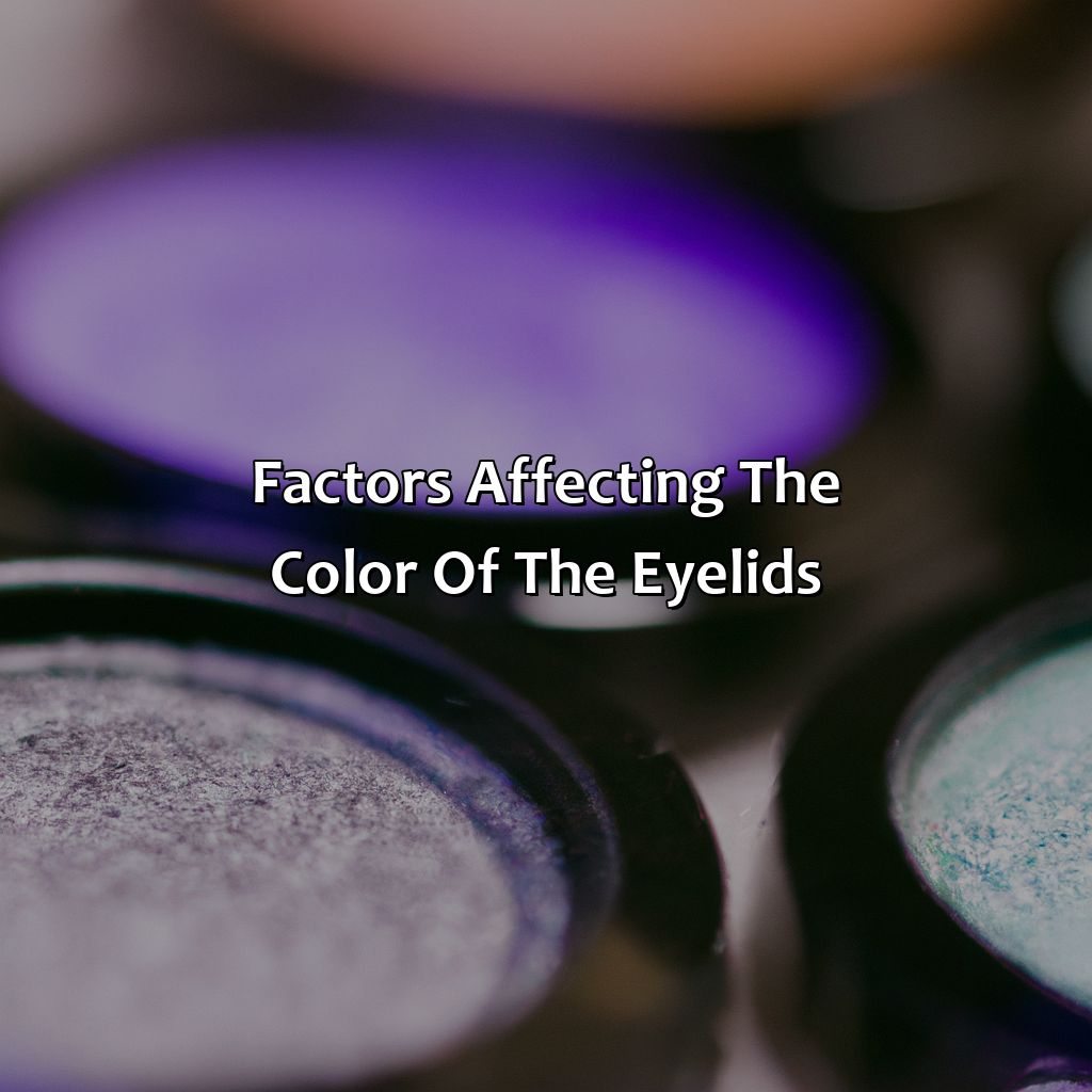 Factors Affecting The Color Of The Eyelids  - What Color Should The Inside Of Your Eyelids Be, 