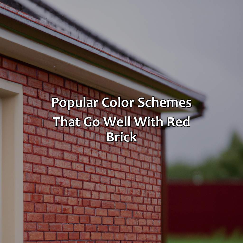 Popular Color Schemes That Go Well With Red Brick  - What Color Siding Goes With Red Brick, 
