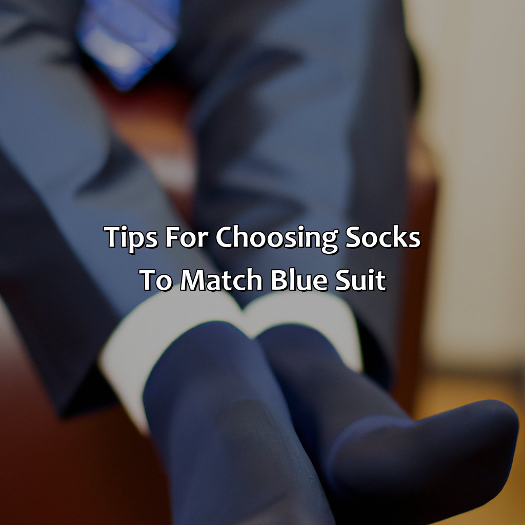 Tips For Choosing Socks To Match Blue Suit  - What Color Socks With Blue Suit, 
