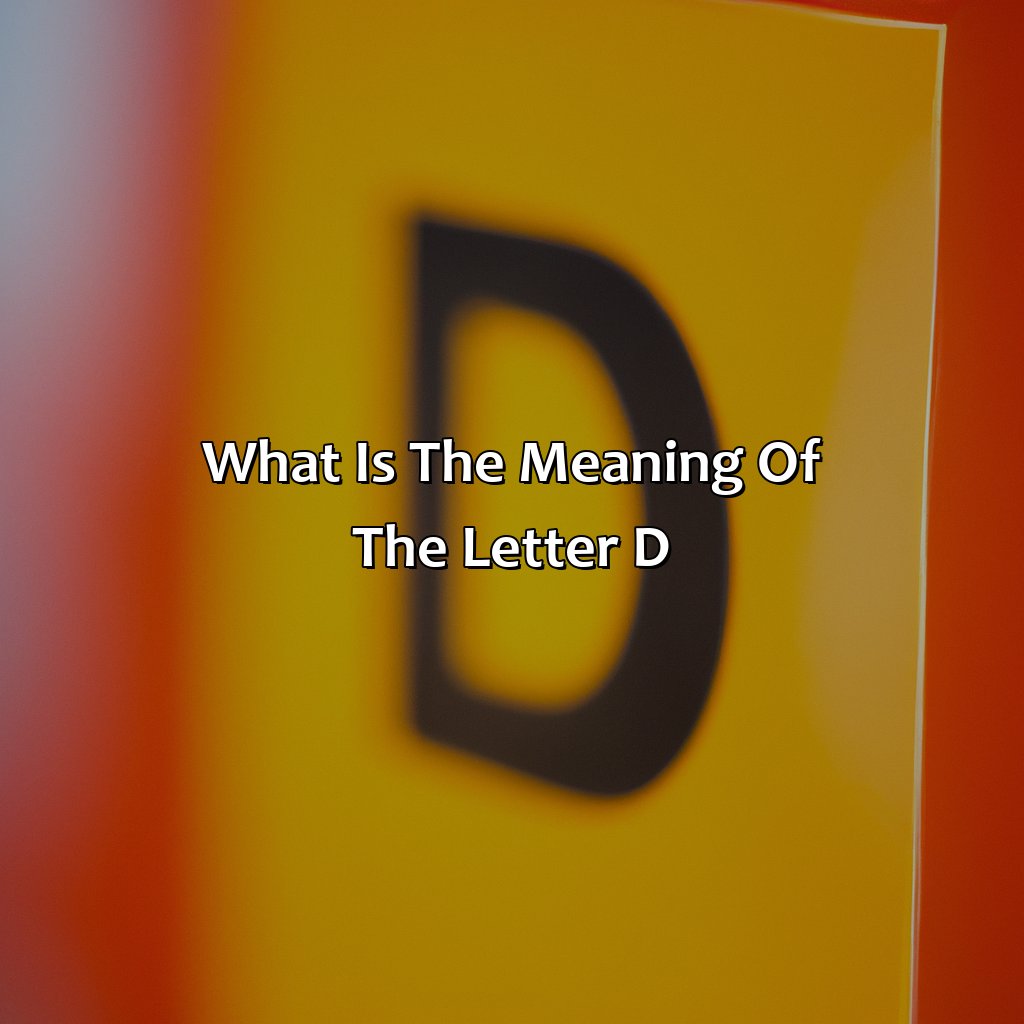 What Is The Meaning Of The Letter ‘D’  - What Color Starts With D, 