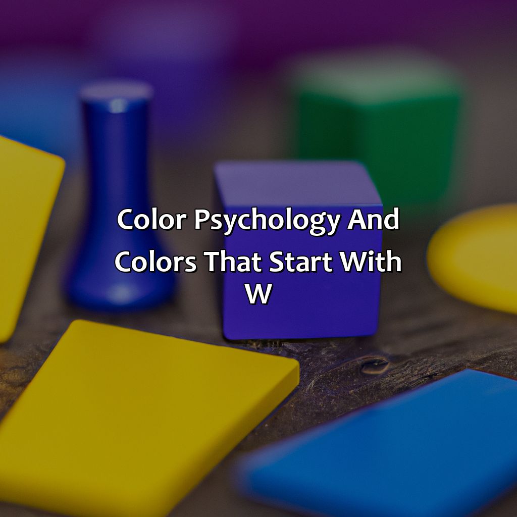 Color Psychology And Colors That Start With W  - What Color Starts With W, 