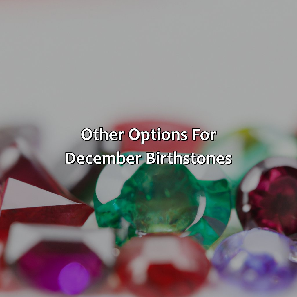 Other Options For December Birthstones  - What Color Stone Is December, 