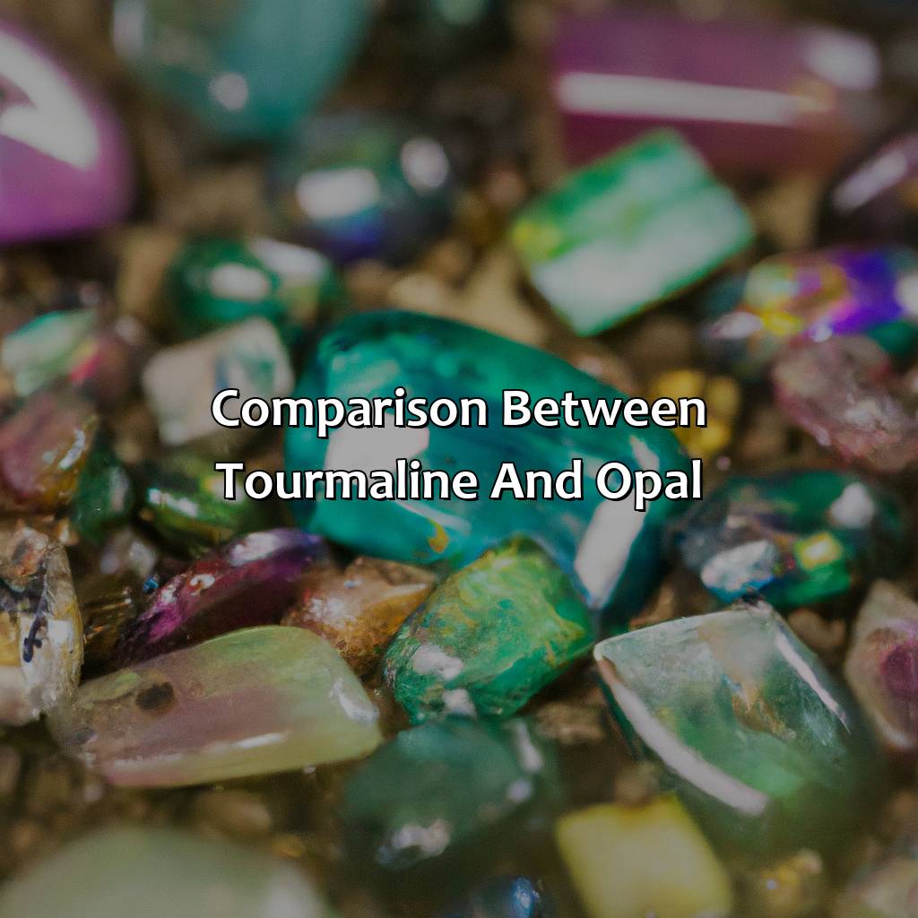 Comparison Between Tourmaline And Opal  - What Color Stone Is October, 