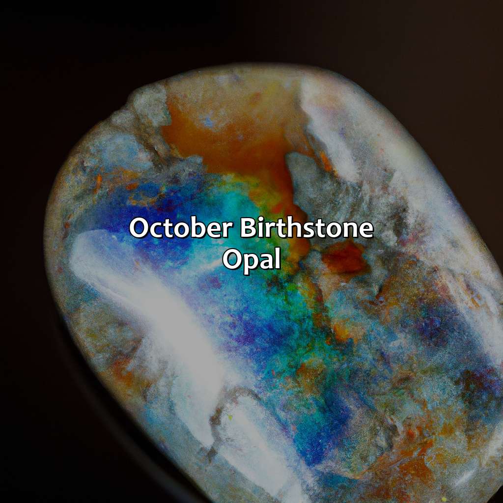 October Birthstone - Opal  - What Color Stone Is October, 