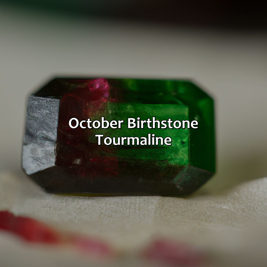 October Birthstone - Tourmaline  - What Color Stone Is October, 